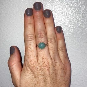 Sterling Silver Chalcedony Ring